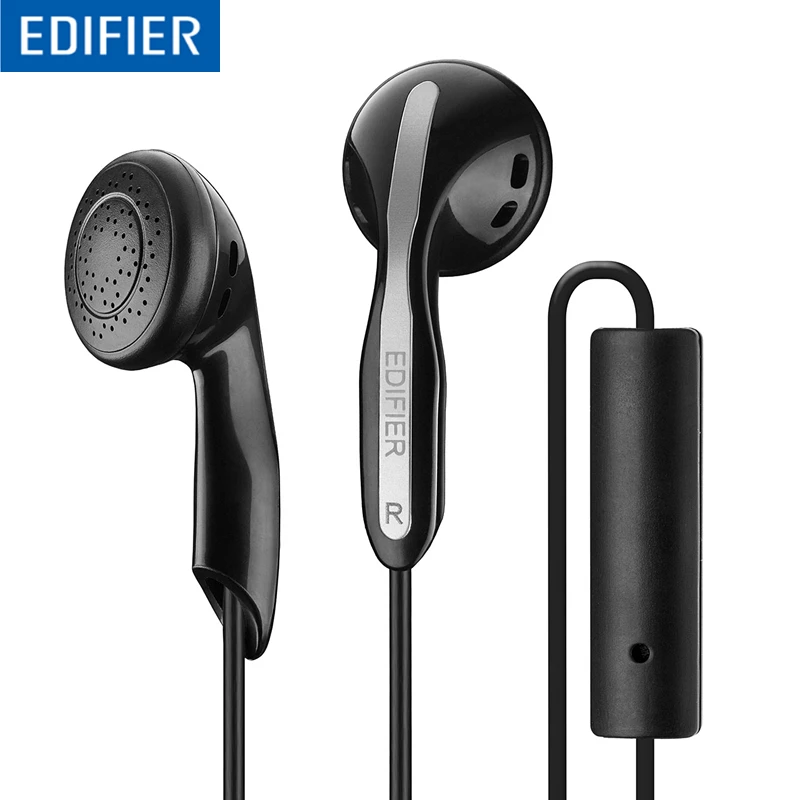 Наушники-вкладыши Edifier P180 Hi-Fi стереонаушники с микрофоном и регулятором