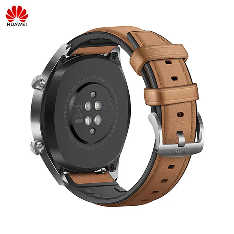 Huawei Watch GT уличные спортивные умные часы с поддержкой gps NFC цветной экран 5 атм водонепроницаемый напоминание о звонках для Android iOS