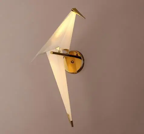 Single wall lamp Скандинавский постмодерн творческая личность птичка спальня люстра прикроватная Балкон ресторан простой кран светодиодный светильник - Цвет корпуса: Single wall lamp