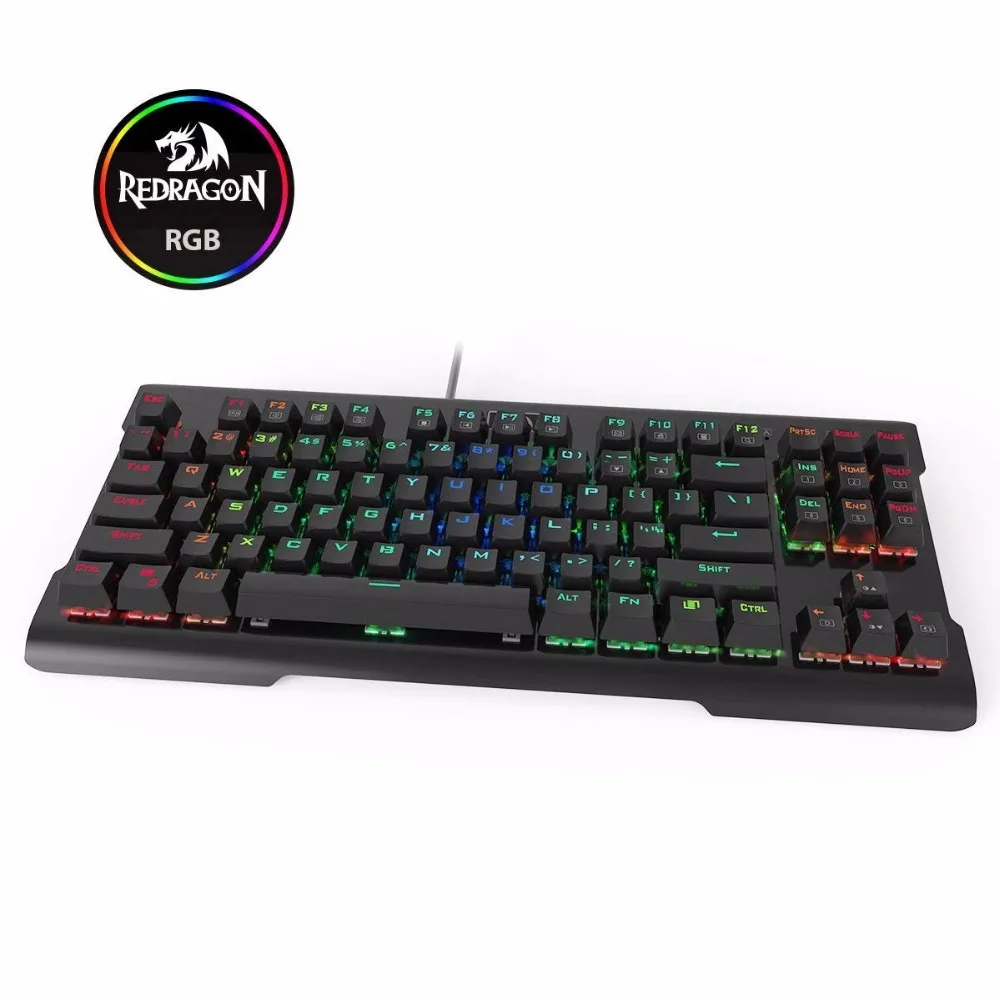 Механическая клавиатура Redragon K561 TKL игровая с RGB светодиодный светкой и