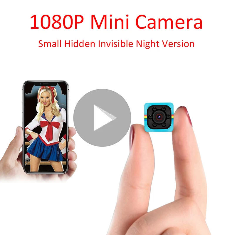 SQ11 Mini HD камера действия Автомобильная видеорегистратор с ночным видением 12MP мини