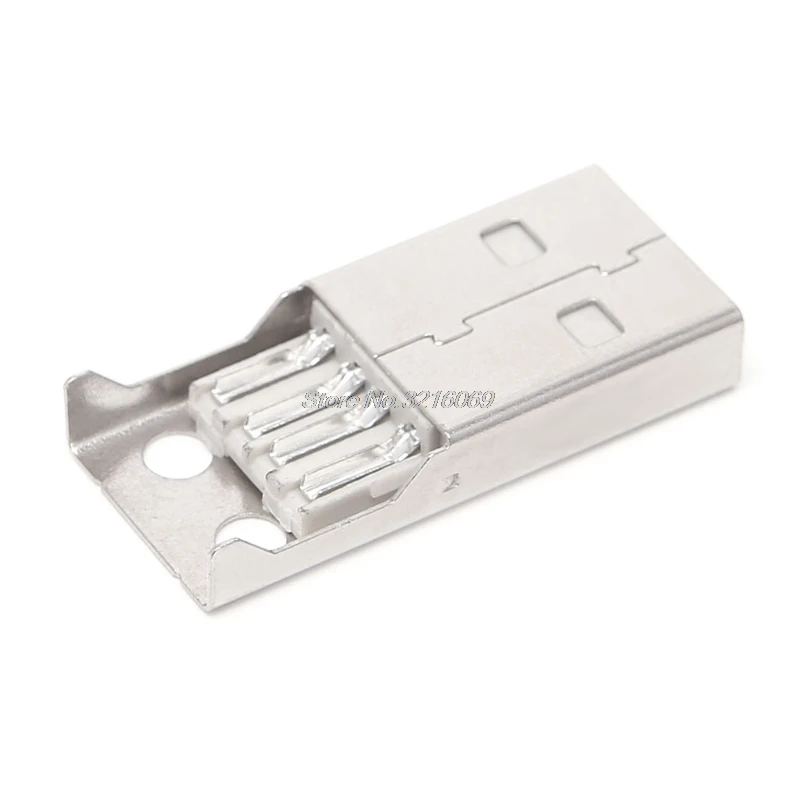 10 наборы для ухода за кожей DIY USB 2 0 Тип A входящий штекер 4-контактный разъем