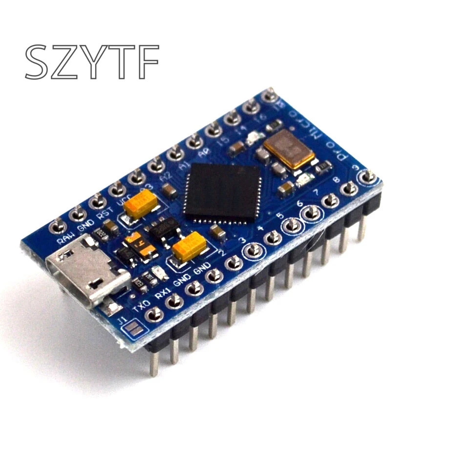 Pro Micro ATmega32U4 5 В/16 МГц модуль с 2 Ряд контактный разъем для Leonardo 1 шт