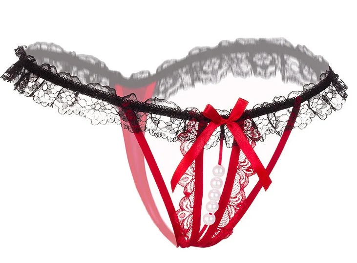 

Кружевные женские стринги и G-стринги, сексуальные женские сексуальные трусики с жемчугом, женское эротическое нижнее белье, сексуальные же...