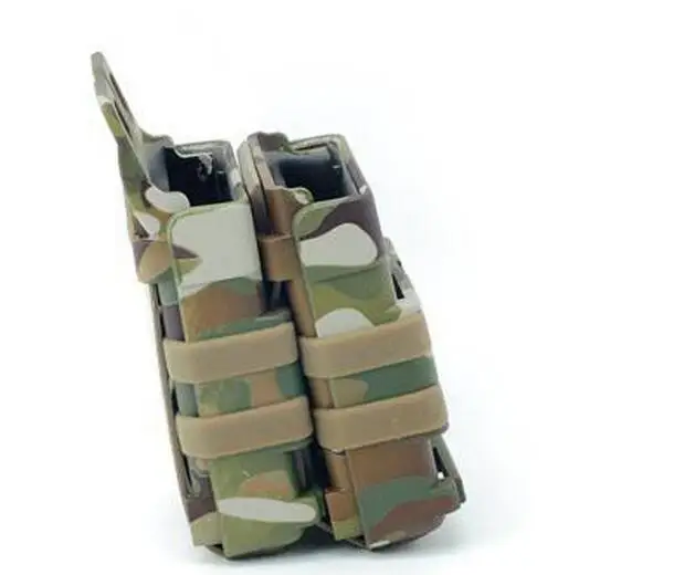 Новый цифровой Мультикам Быстрый двойной журнал кобура Сумка Набор MOLLE система 5