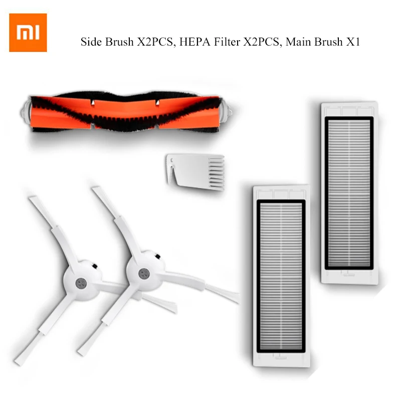 Оригинальный пакет для Xiaomi робот пылесос 2 roborock запасные части наборы боковые
