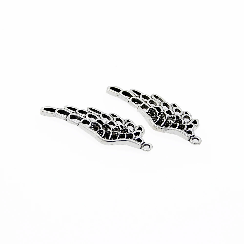 12Pcs/Lot Vintage Metal Zinc Alloy Classic Angel Wish Charms DIY Jewelry Handmade Wings for Making | Украшения и аксессуары