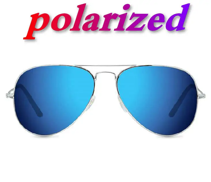Солнцезащитные очки-авиаторы мужские и женские поляризационные с зеркальными