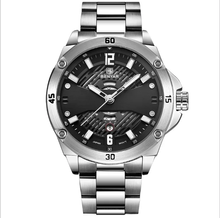 Часы мужские Роскошные кварцевые спортивные светящиеся