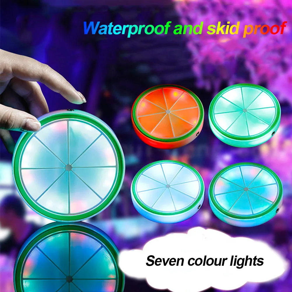 Клубная посуда домашняя лампа перезаряжаемая светящаяся чашка коврик