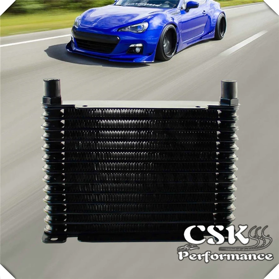 8 32 мм 13 ряд двигателя/передачи RACING покрытием Алюминиевый Масляный Радиатор