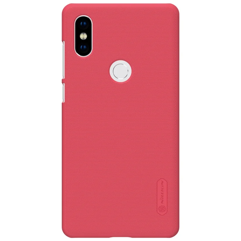Для Xiaomi mi Mix 2S чехол из натуральной кожи Nillkin матовый чехол PC жесткая задняя крышка для телефона деловой чехол для Xiaomi mi x2S 5,99 дюймов - Цвет: Red