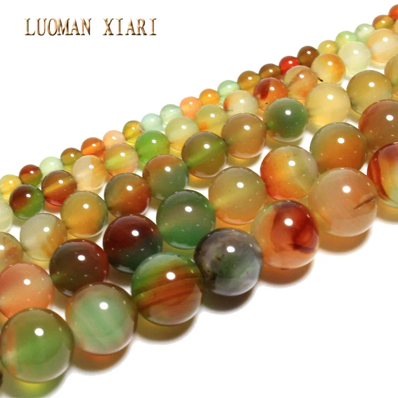 Бусины Павлиньего агата смешанные цвета AAA + для изготовления ювелирных изделий
