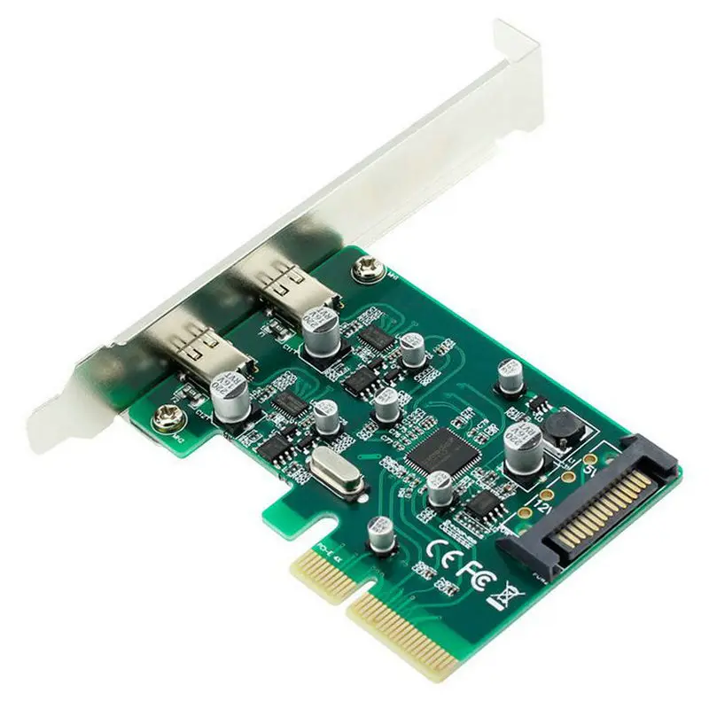 SuperSpeed 10 /  USB 3, 1 Type-C  PCI Express Card Pcie 4x   Type C