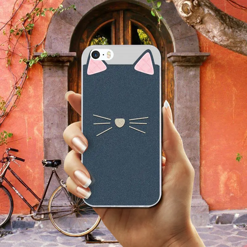 Мягкие силиконовые чехлы для iphone 7 6S 6 8 Plus 5 5S 5C SE X XR XS Max 4 4S | Мобильные телефоны и