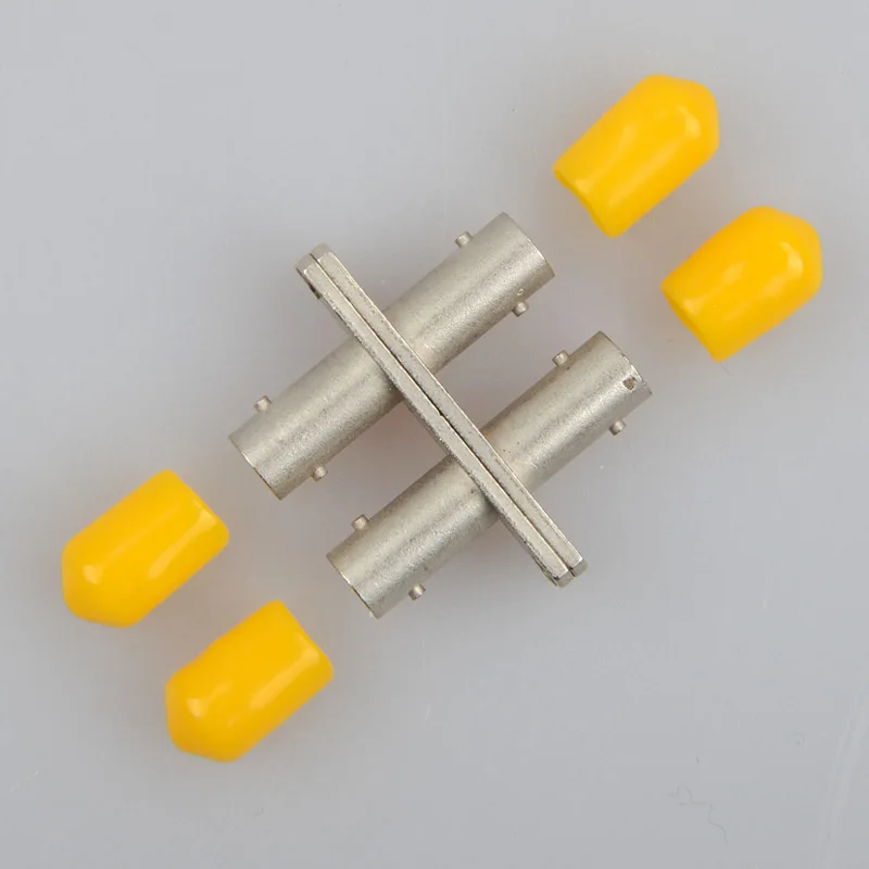 10PCS/bag Duplex mode ST Fiber optic Adapter Optical fiber coupler UPC flange PC connector factory | Мобильные телефоны и