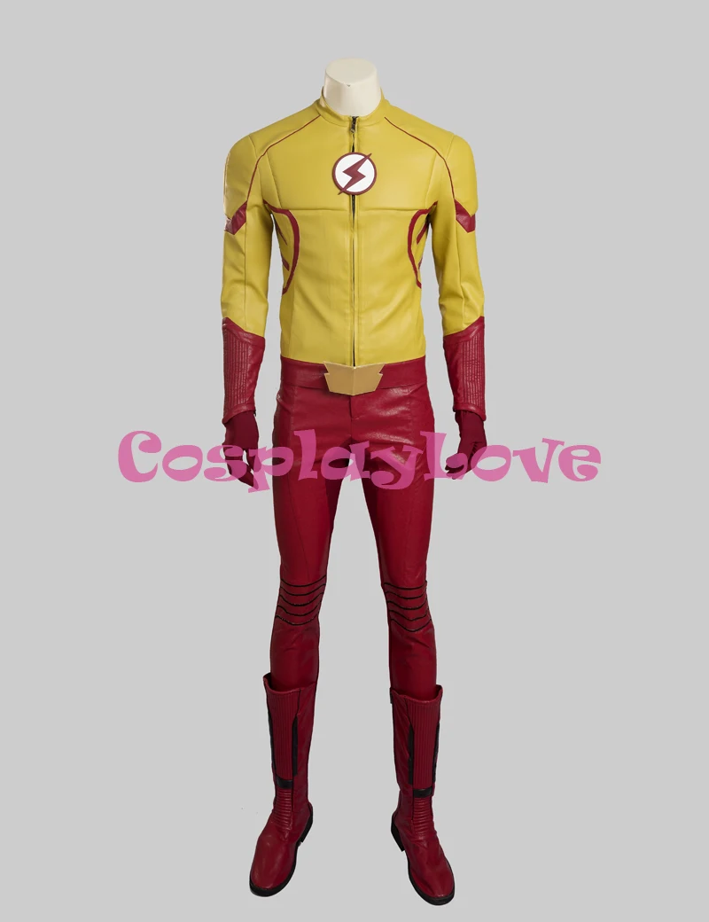 

The Flash Season 3 Wally West Cosplay Costume Barry Allen cos for Adult