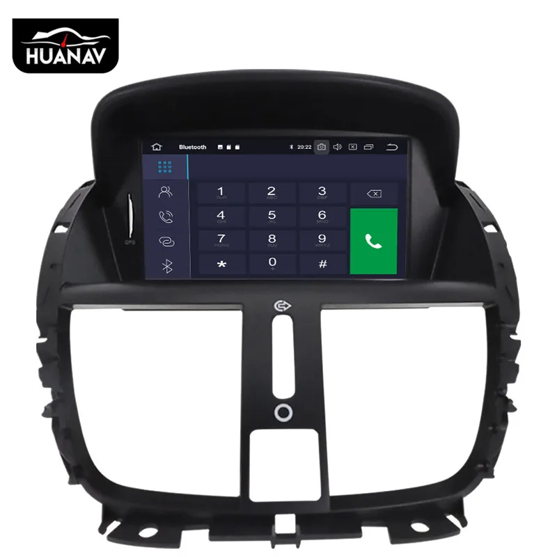 Автомобильный DVD плеер на Android 9 0 GPS навигация для Peugeot 207 2008 2014 стерео головное