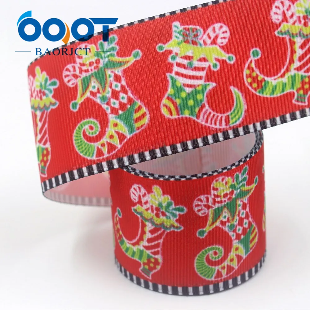 OOOT BAORJCT I 19703 1570 38 мм 10 ярдов мультфильм термопечать ленты grosgrain ремесла Лук cap DIY