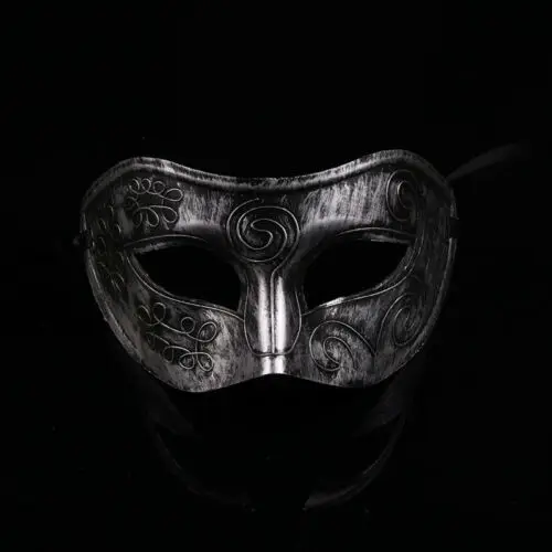 Черная простая элегантная маскарадная мужская маска костюм для выпускного