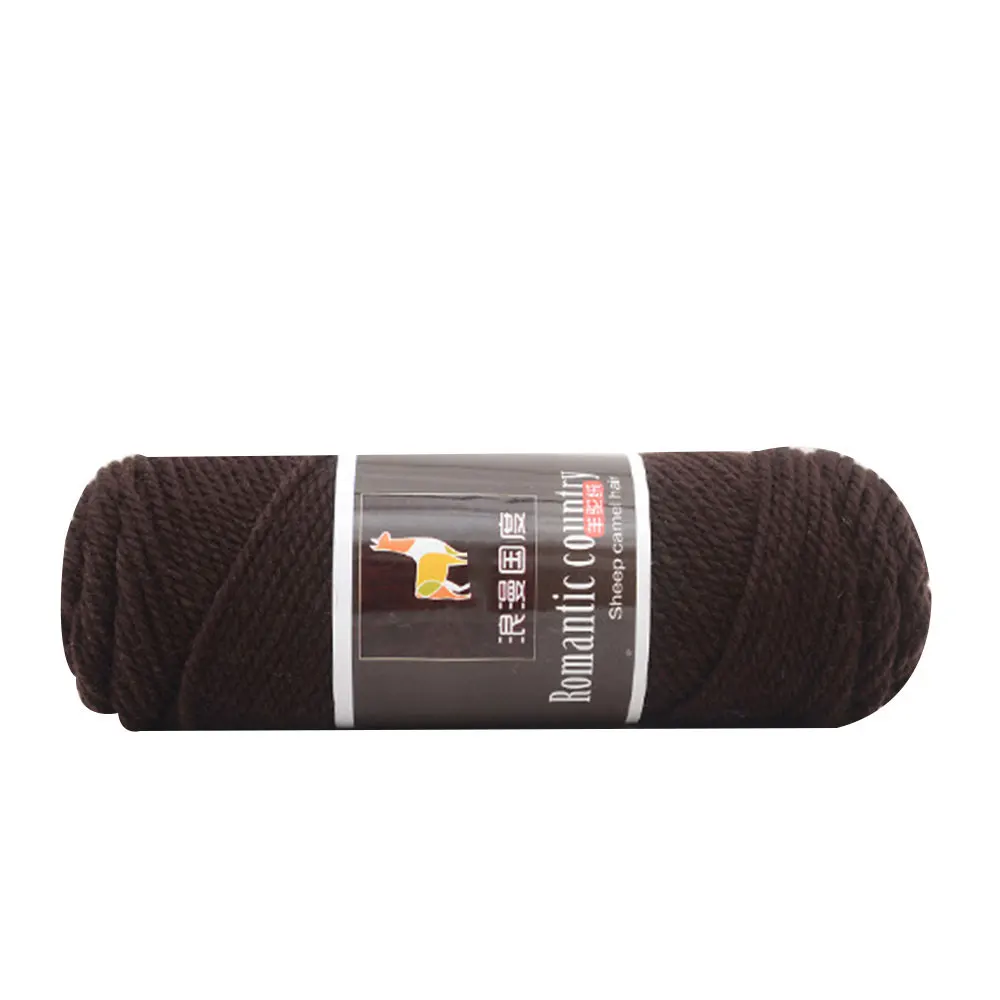 Мягкая пряжа для вязания из шерсти альпака гребенной шарфов и перчаток ручная