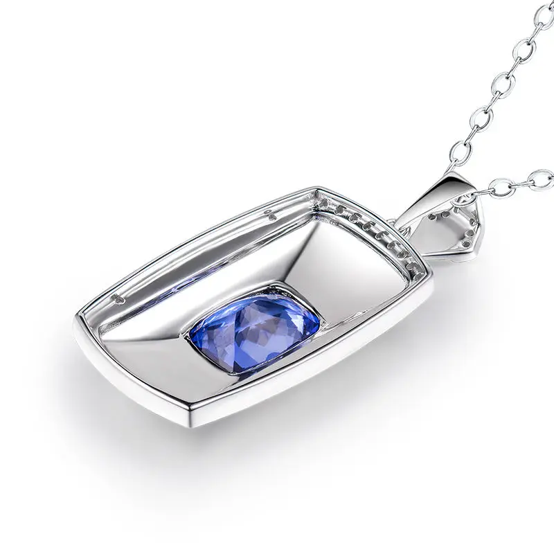 LOVERJEWELRY Выходная однотонная обувь из белого золота 18 карат мужские Цепочки и