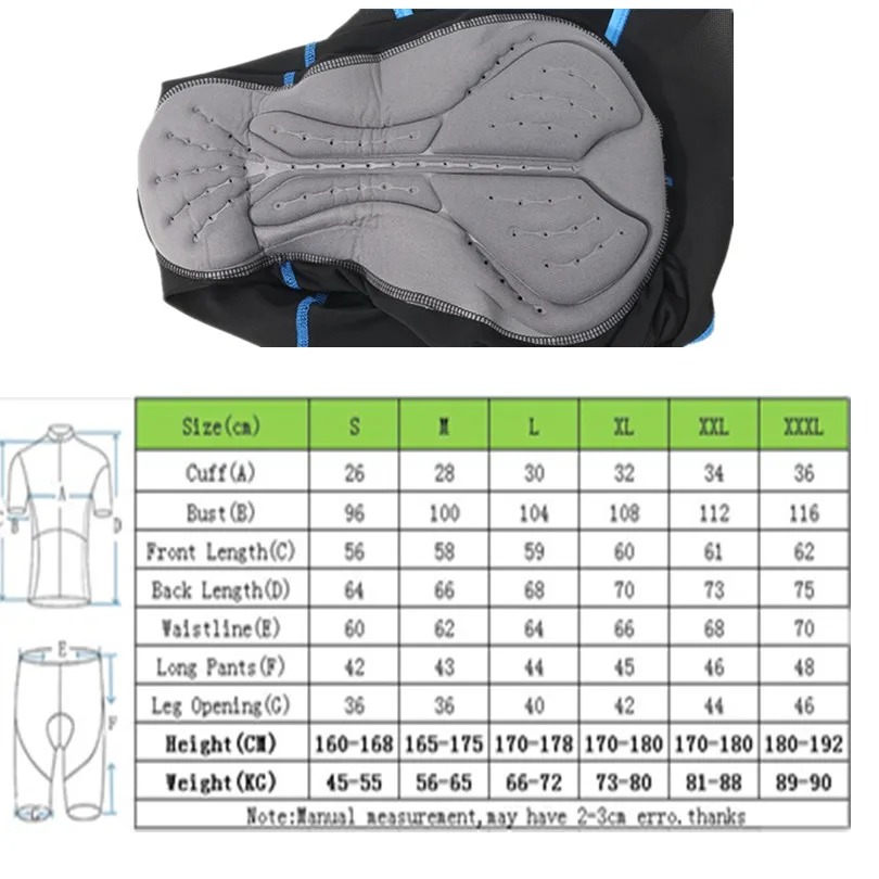 2017 г. XINTOWN Pro велосипедный трикотажный комплект с шортами и нагрудником Мужская