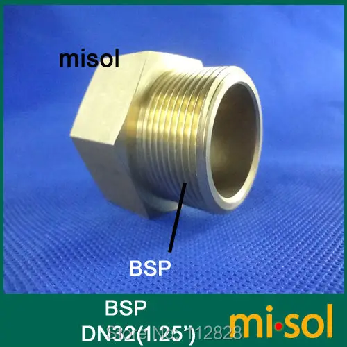 Переходник 1 25 &quotBSP (DN32) Штекерный до 25&quot NPT Женский латунь|fitting jic|fittings for water pipesadaptor