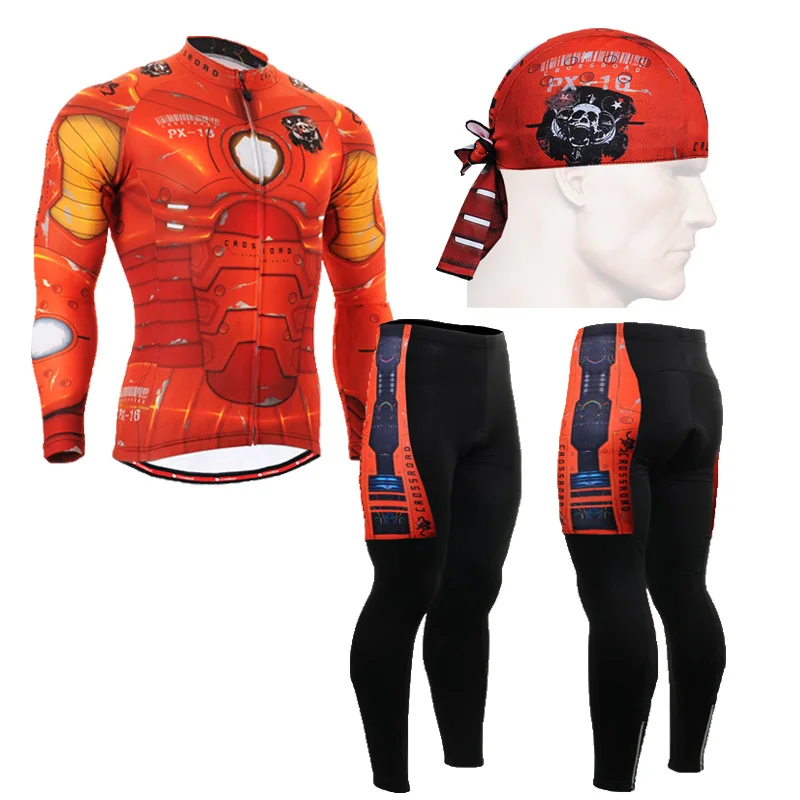 Бесплатно Повязки Дышащий Мужские Наборы Молния 3D Печать Длинные Рукава Куртки +