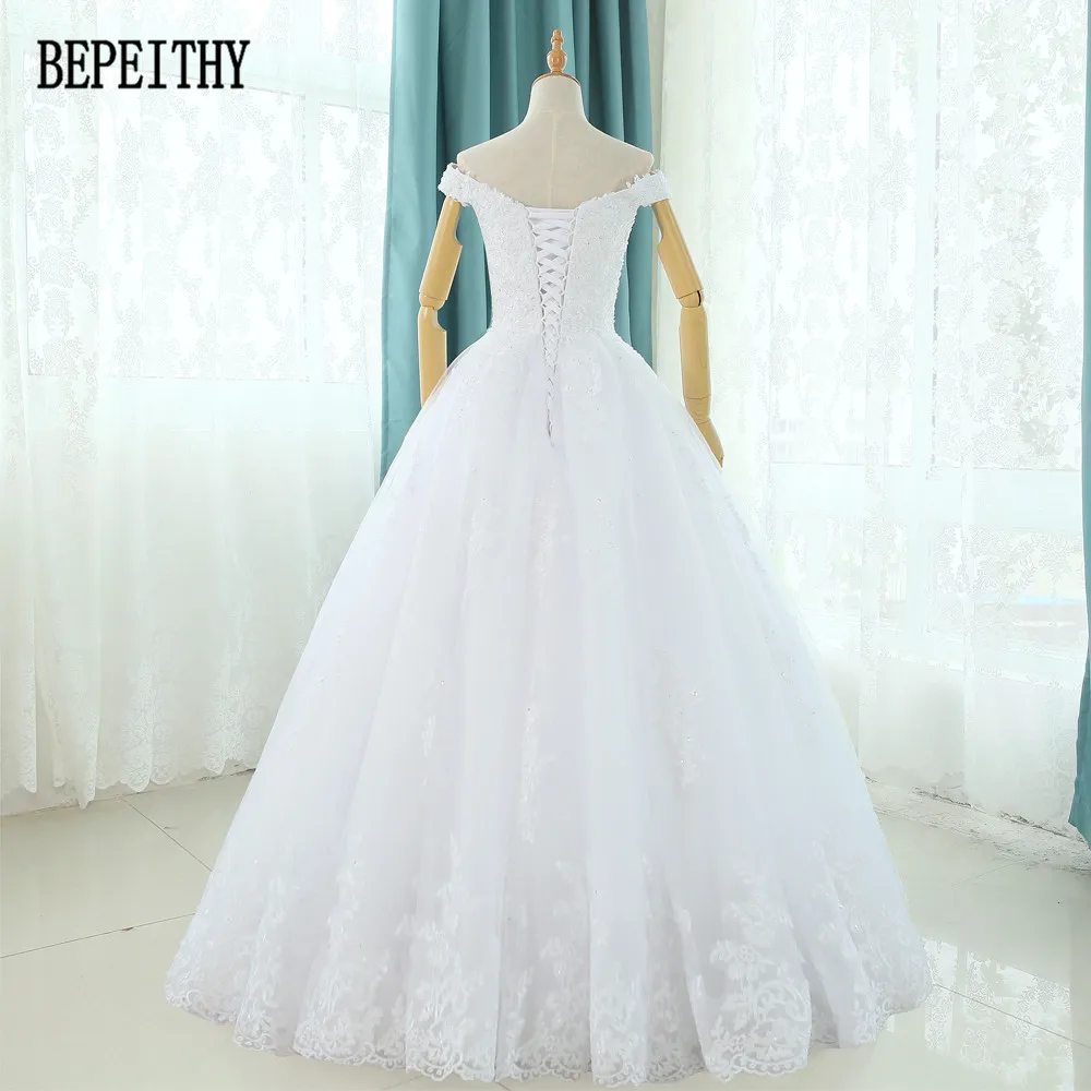 BEPEITHY 2017 Vestidos de Novia новый дизайн богемные Свадебные платья с открытыми плечами