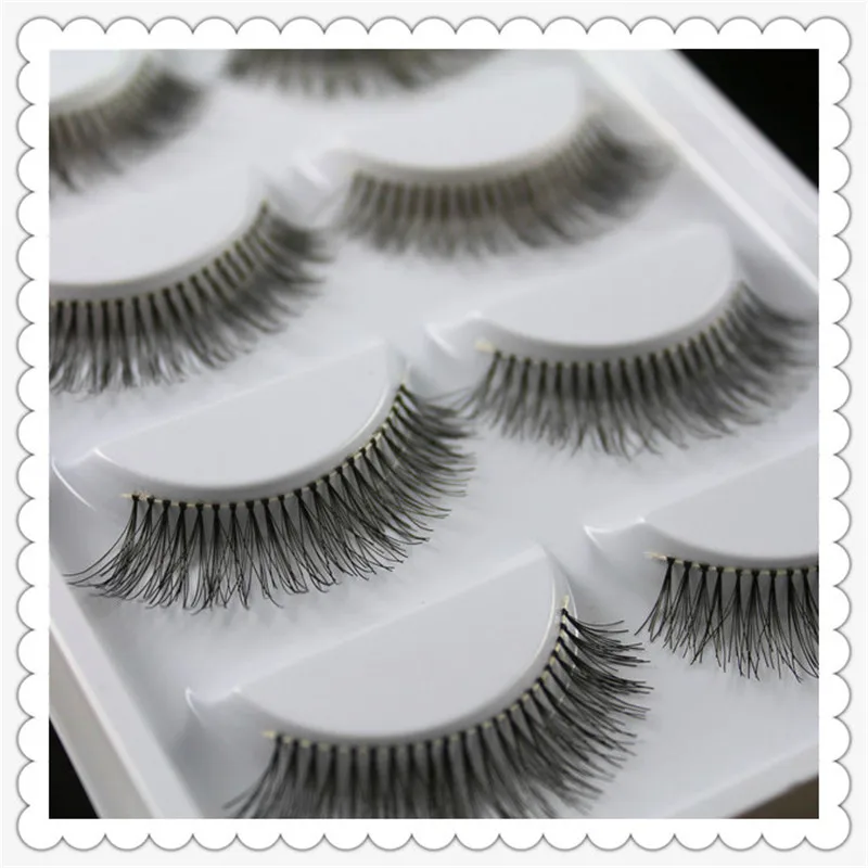 5 пары накладных ресниц ручной работы Ресницы для наращивания натуральных