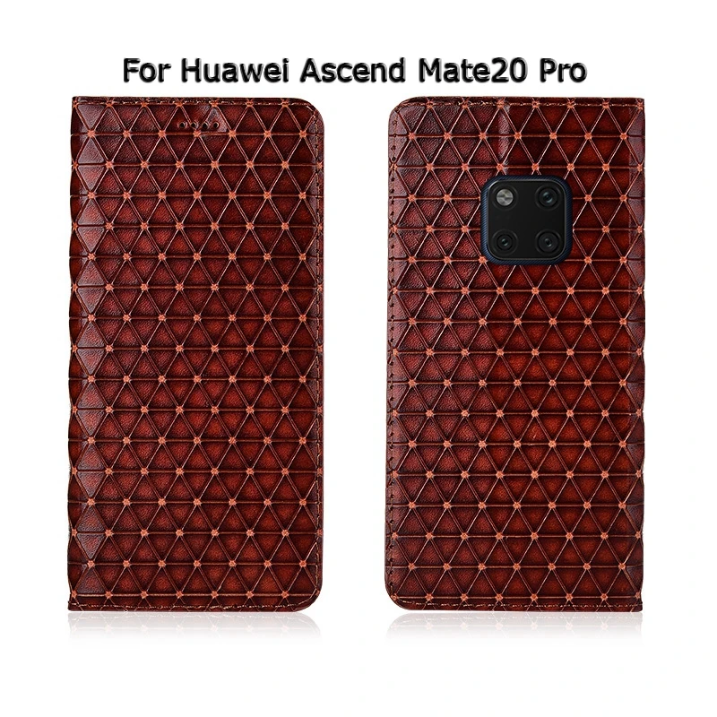 Верх из натуральной кожи чехол для телефона Huawei Ascend Mate 20 X Lite рro Rs Флип Магнитный