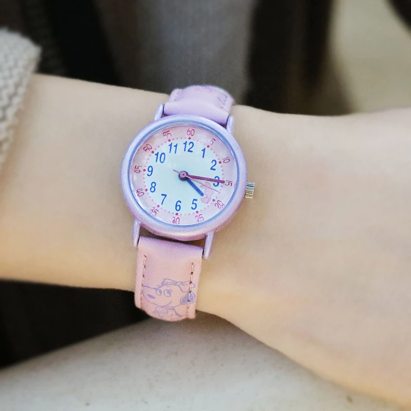 SNOOPY официальный Новинка года relojes мультфильм детей часы модные детские милые японские кварцевые часы водостойкие девушка relogio feminino