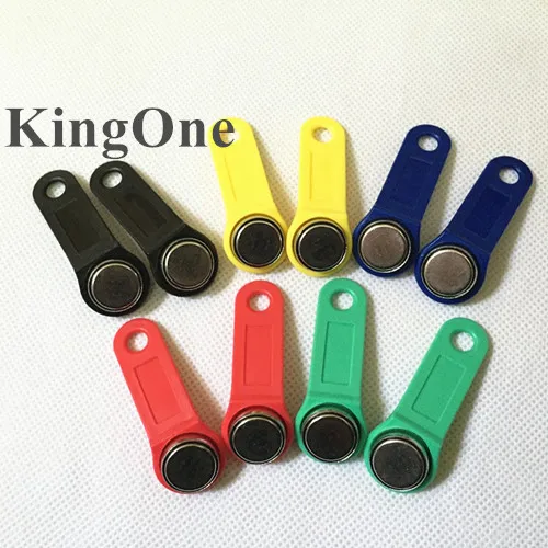 Бесплатная доставка 100 шт. разноцветные ручки электронный ключ iButton с цифровым