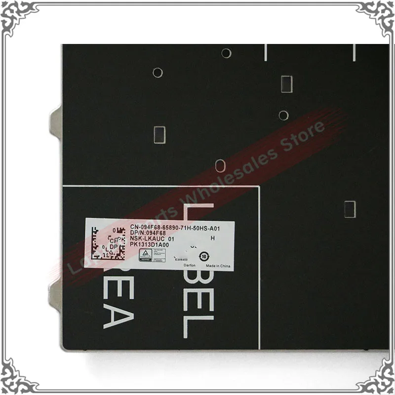 Черная английская клавиатура для ноутбука Dell Latitude 3340 E5450 E7450 5450 7450 3350 запасные