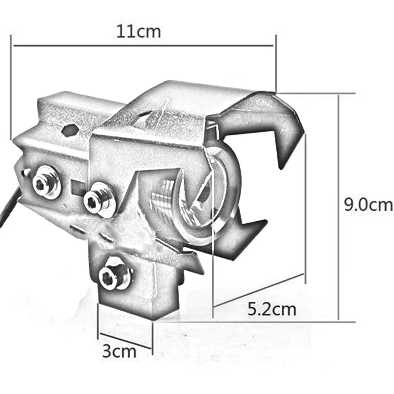 Передсветильник фары для мотоцикла 2 шт. светодиодные противотуманные точечные