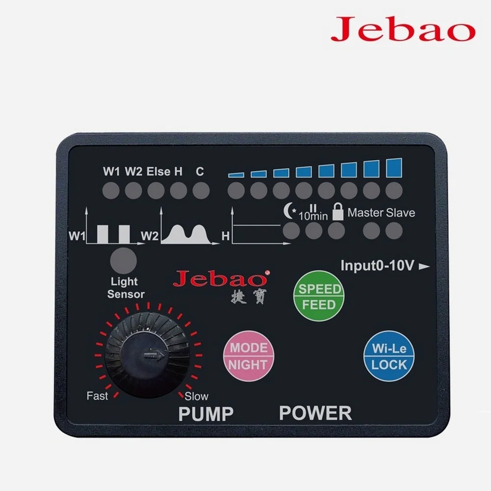 Новое обновление Jebao SW2 SW4 SW8 SW15 Wavemaker с умным контроллером лопастной насос для