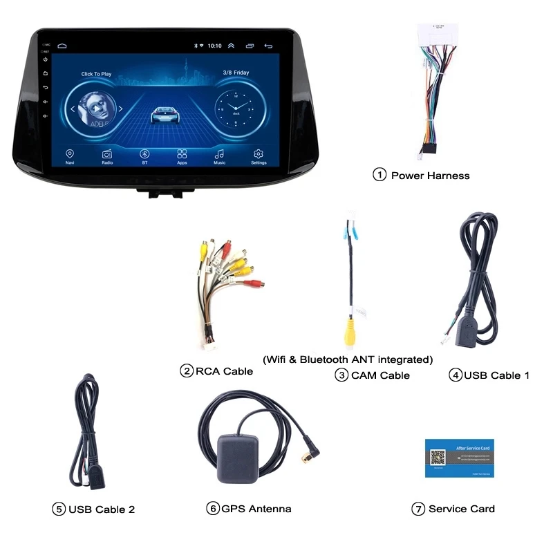 Ectwodvd 9 дюймов Andriod 8 1 Автомобильный gps навигация для hyundai i30 2017 2018 автомобильный DVD