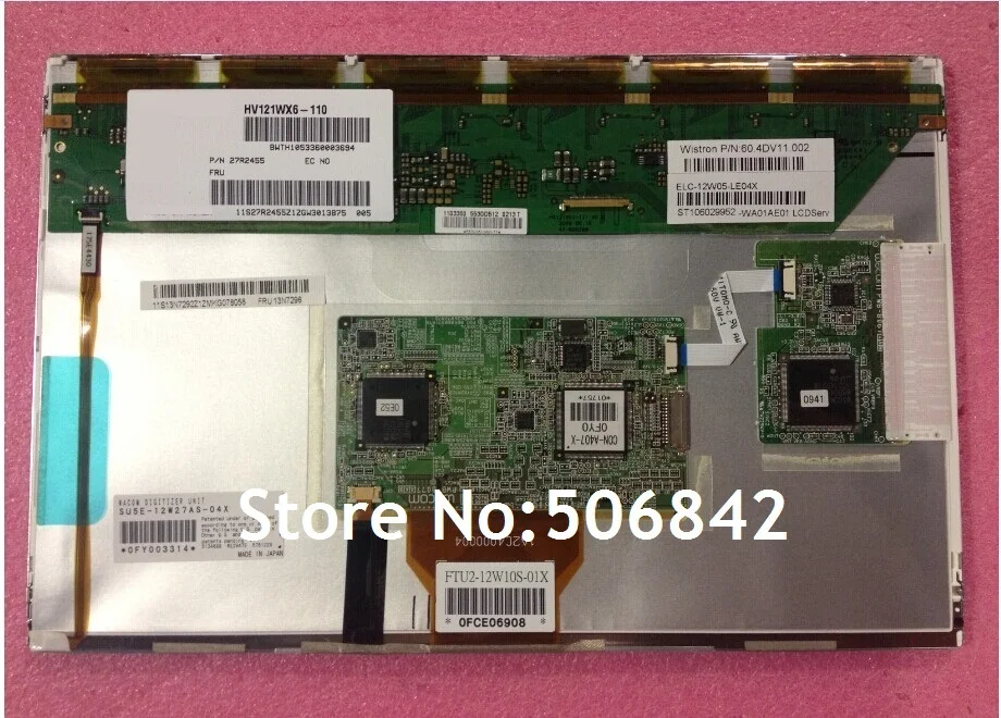 

Идеально HV121WX6-110 13N7296 для ноутбука IBM X200T X201T, мультисенсорный светодиодный экран 1280*800
