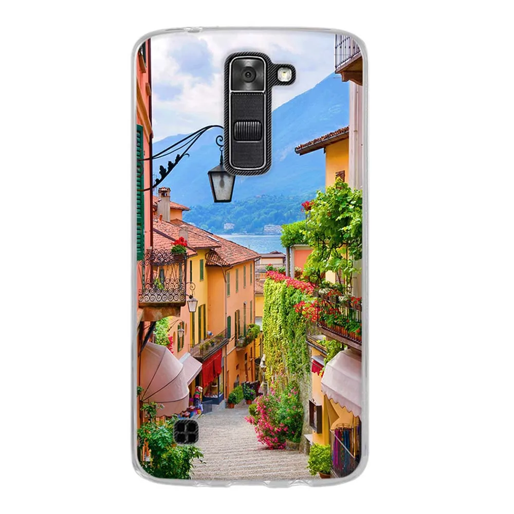 Чехол для LG K7 чехол Fundas X210 X210DS MS330 мягкий силиконовый из ТПУ симпатичная задняя