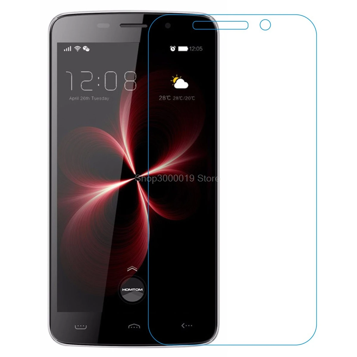HOMTOM HT17 закаленное стекло высокого качества протектор экрана стеклянная пленка для HOMTOM HT17 Pro Чехол+ чистые наборы