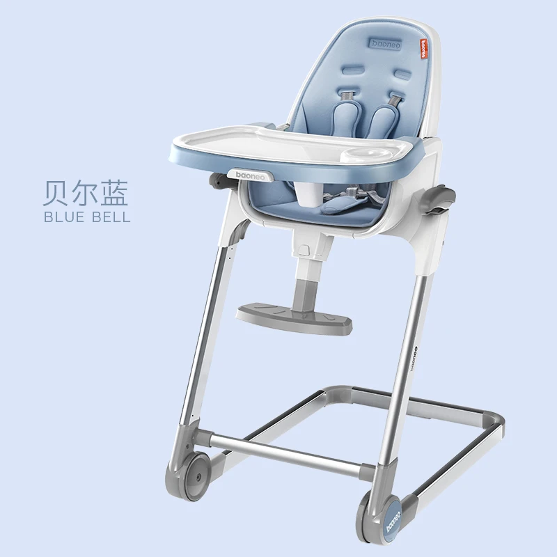 Детский стульчик для кормления складной высокий стул детей регулируемый с