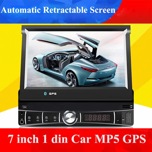 Универсальный автомобильный MP5 плеер 1 Din 7 &quotс GPS аудио Радио стерео USB/SD BT