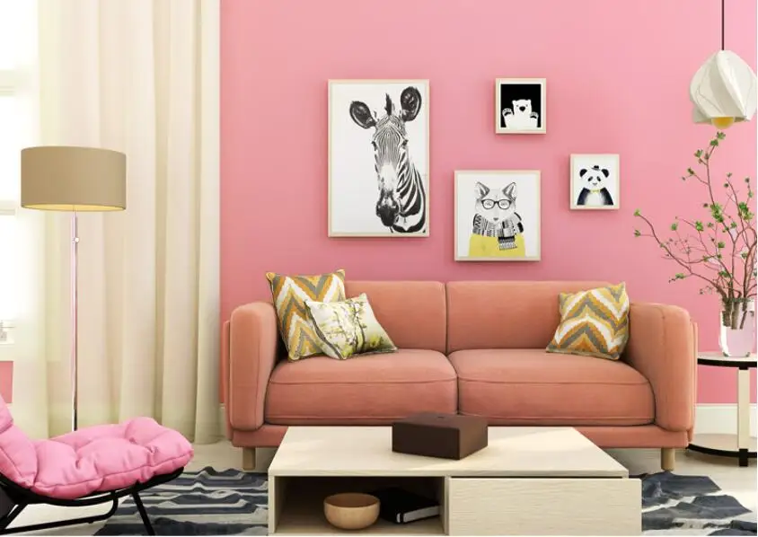 22 цвета, Обои diy для гостиной, спальни, стены, обои в рулоне, украшение для дома, для детской комнаты, сплошные обои W141