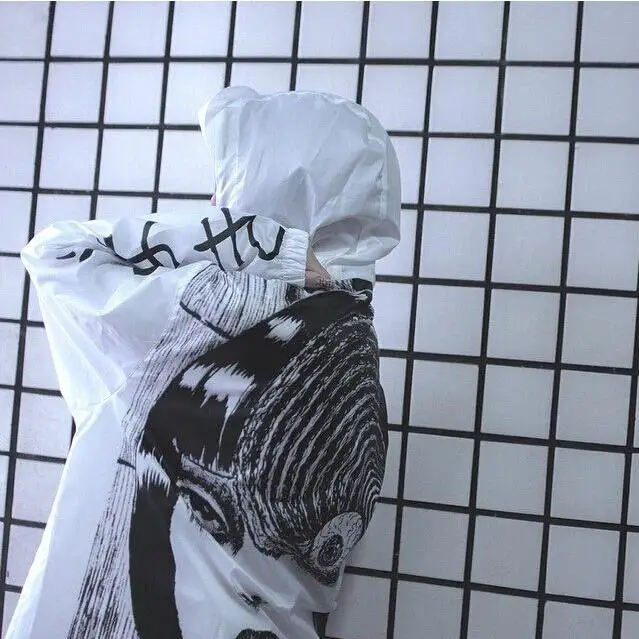 Длинное непромокаемое пальто в стиле панк с защитой от солнца ветровка размера