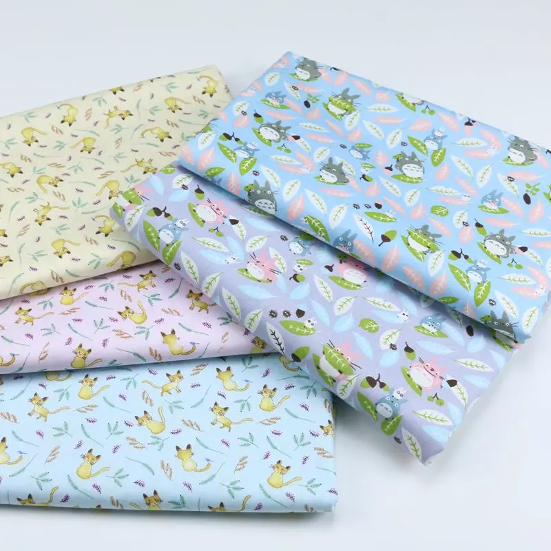 Саржевая ткань с котом из 100% хлопка сделай сам лоскутное шитье рукоделие подушки