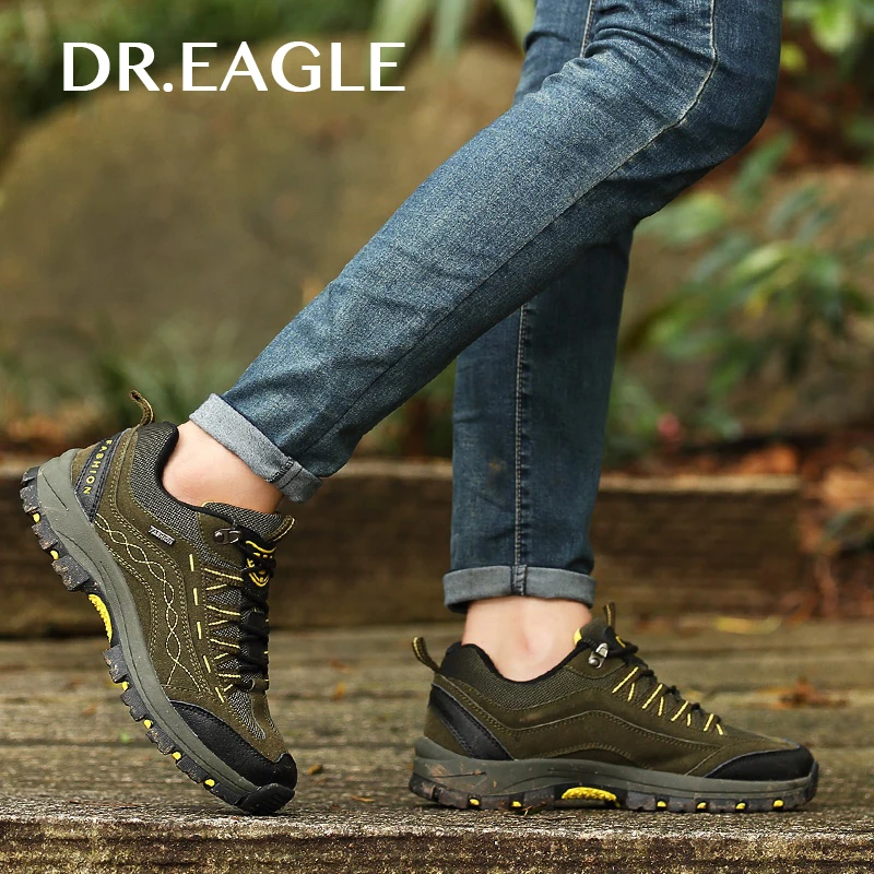 

DR.EAGLE hiking shoes men trekking shoe winter sneakers for men male sports shoes breathable hiking mountain outdoor boots