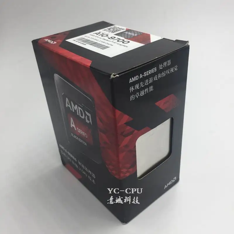 Процессор AMD APU A10 9700 с радиатором четырехъядерный 3 5 ГГц 2 Мб разъем AM4 Кэш-память