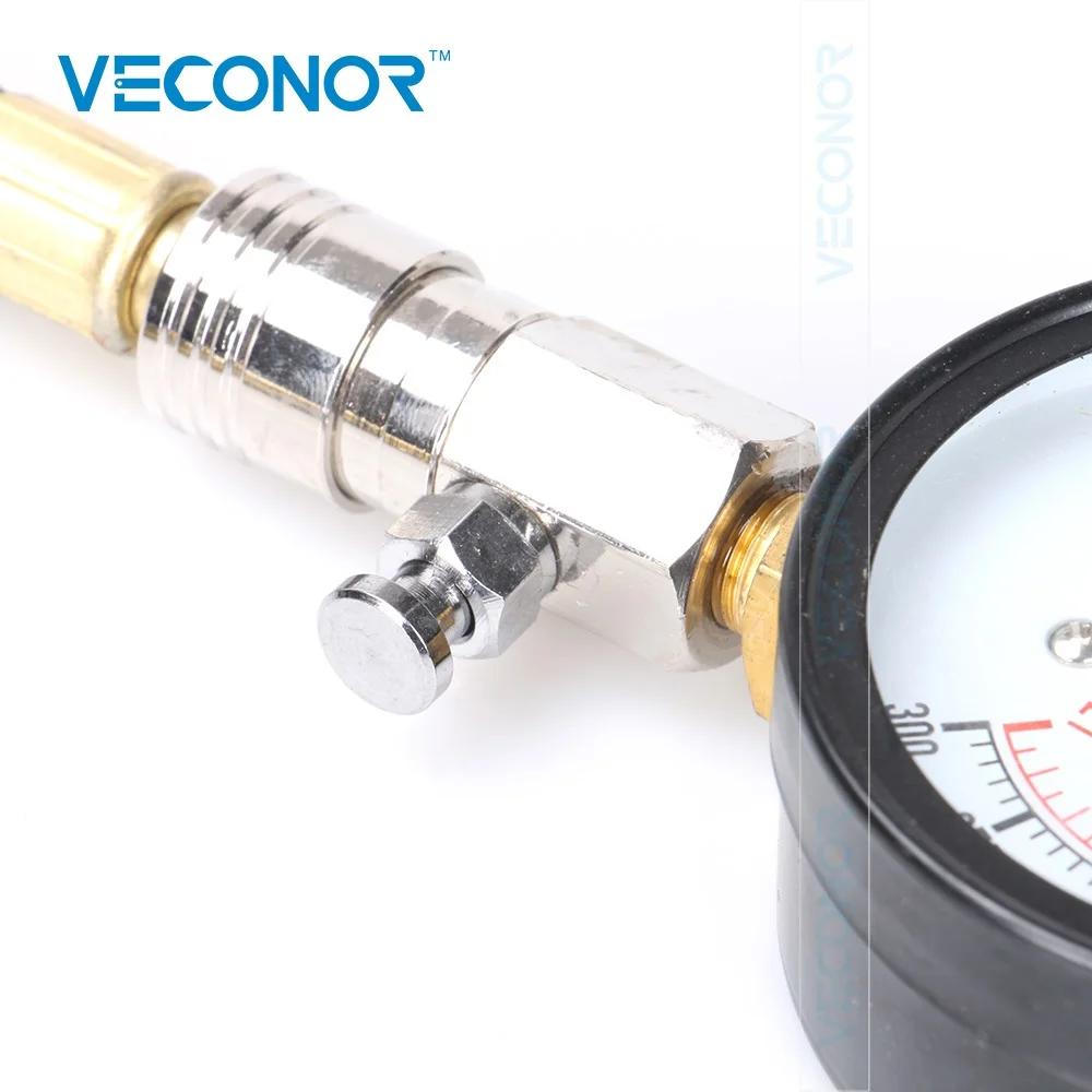 Компрессионный тестер для бензиновых двигателей 0 300psi 21 кг/см бар 2100 кПа набор