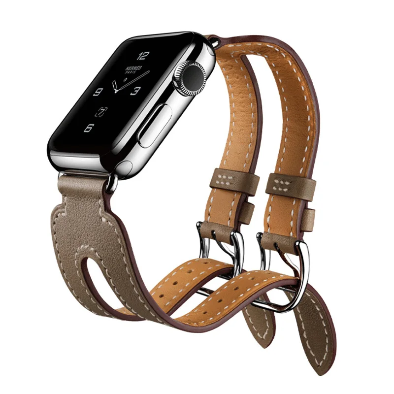 Ремешок из натуральной кожи для Apple Watch Edition Sport iwatch 38 мм 42 Series 5 4 3 2 1|bracelet for apple